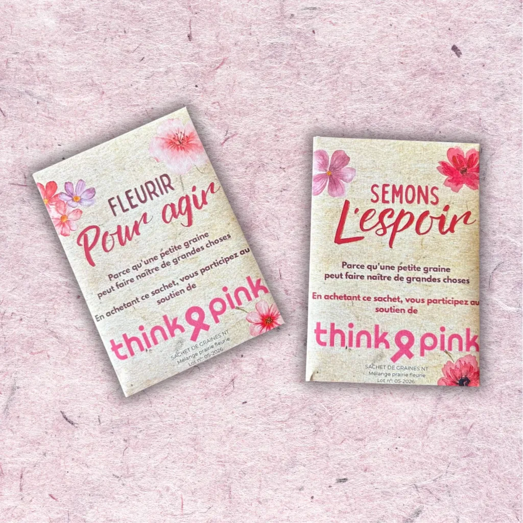 Sachet de graines THINK PINK